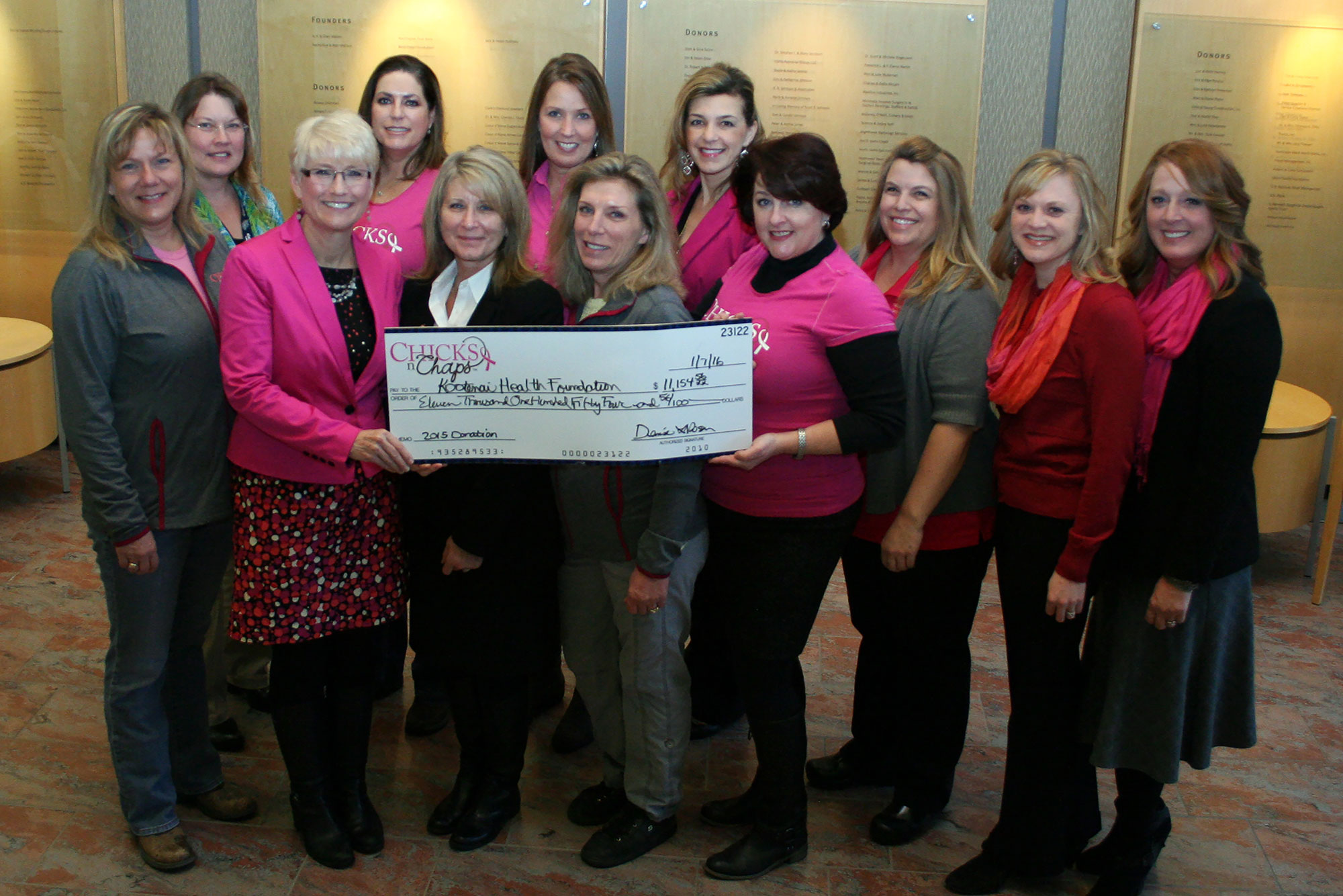 Chicks n’ Chaps donates $11,154 to benefit local cancer patients