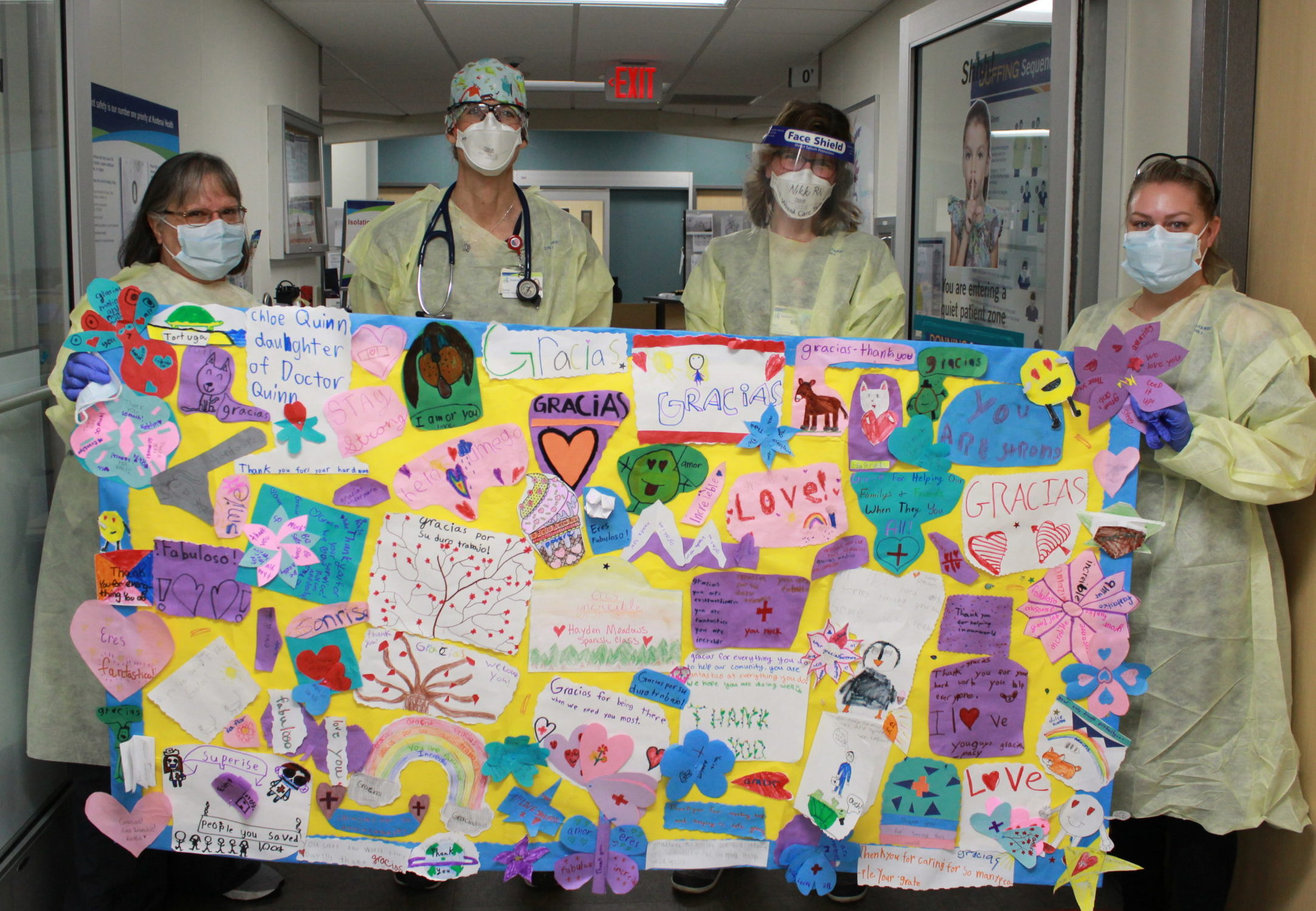 Hayden Meadows Students Say ‘Gracias’ to Kootenai Health