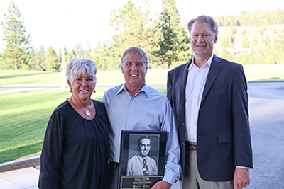 Former Kootenai Health Board chairman, Terence Neff, M.D., honored